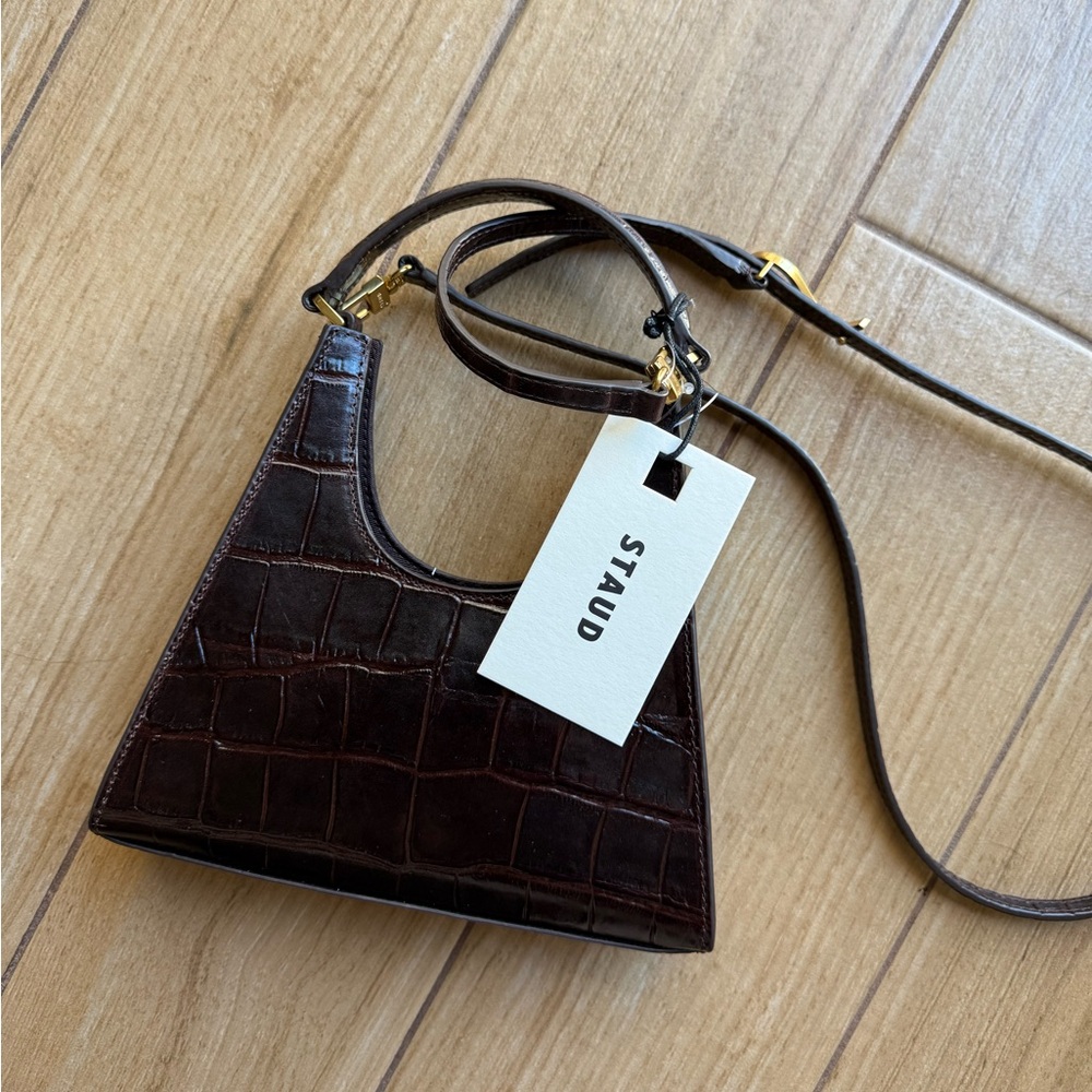 NWT STAUD Mini Rey Crossbody Bag - Picture 3 of 4